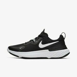 Nike Mens EUC CW1777-003 Black White React Miler Athletic Sneaker Shoes Size 7.5